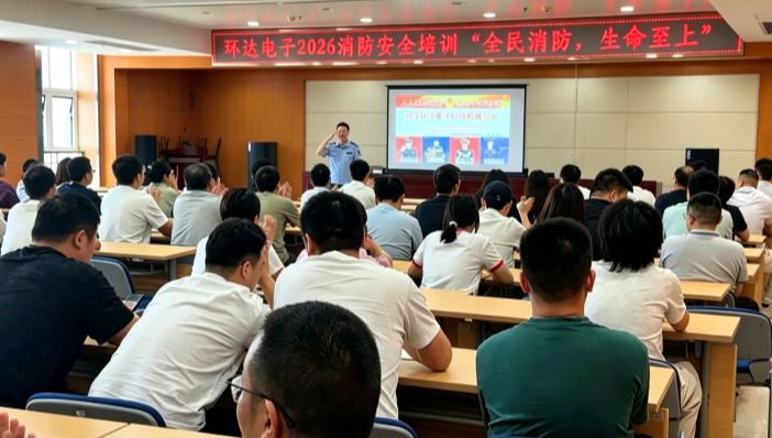 严守安全底线 筑牢平安屏障 | 武汉环达电子科技有限公司开展2026年夏季消防安全培训